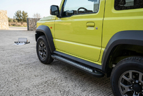 Suzuki Jimny 2018– Zijtreden Vision New Black (2 stuks, aluminium) foto 2