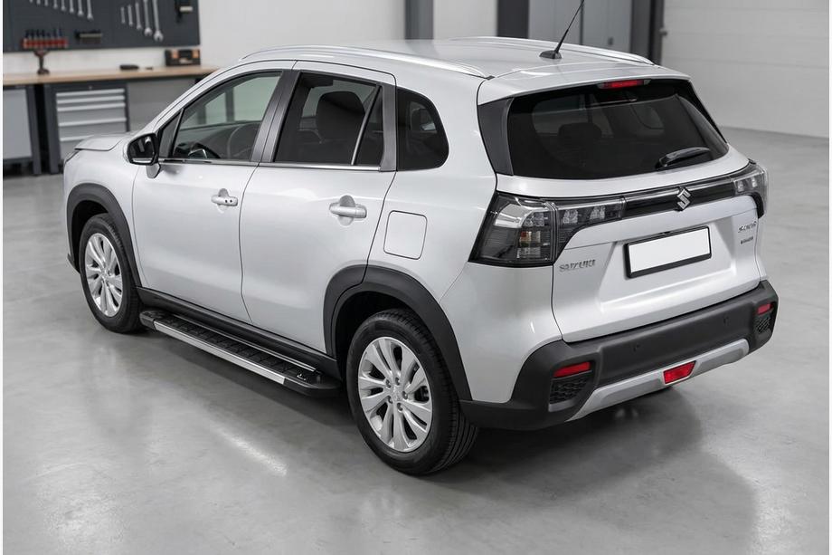 Suzuki SX4 S-Cross 2021– RedLine side steps (2 st., aluminium) Image