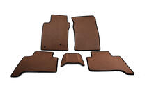 Toyota Land Cruiser Prado 120 2002–2009 EVA automatten voor interieur (2 rijen, baksteenrood) foto 3