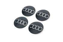 Audi Stickers voor wielnaafdoppen 65 mm (4 stuks) foto 1
