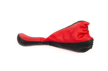Universele pookhoes met versnellingspookknop (rood, leer) foto 2