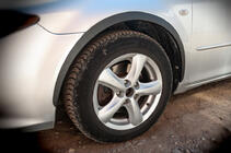 Mazda 6 2003–2008 Wielkastlijsten (SD-SW) (set van 4, zwart, ABS-kunststof) foto 6