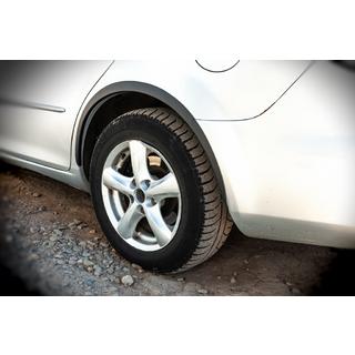 Wielkastlijsten (SD-SW) (set van 4, zwart, ABS-kunststof) Mazda 6 2003–2008 foto 3