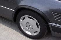 Mercedes E-class W124 1984–1997 Spatbordverbreders 1989-1995 (4 stuks, zwart, ABS-kunststof) foto 1