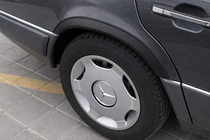 Mercedes E-class W124 1984–1997 Spatbordverbreders 1989-1995 (4 stuks, zwart, ABS-kunststof) foto 2