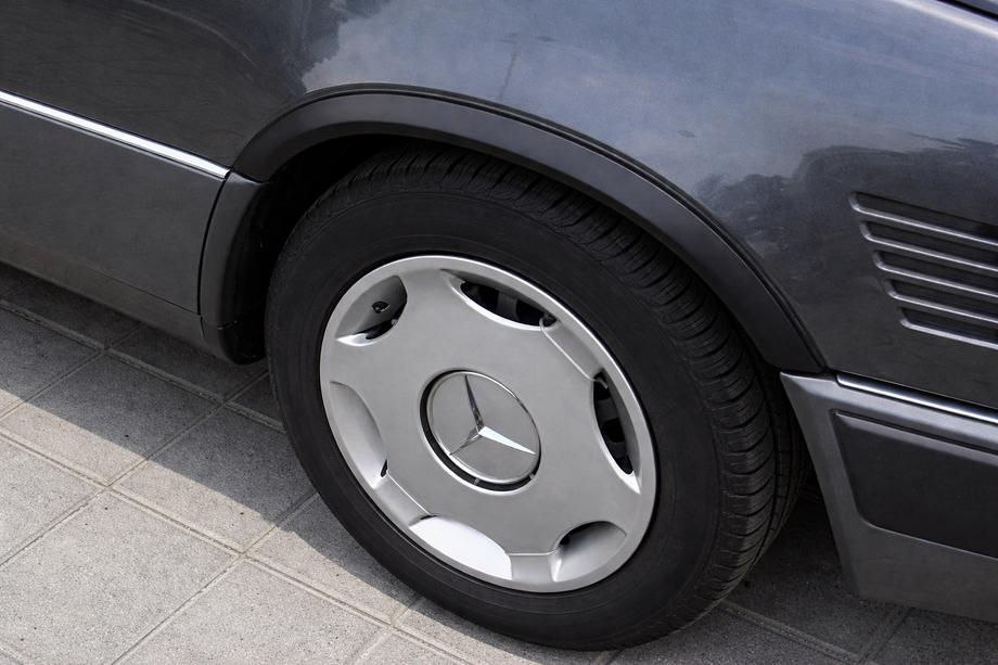Mercedes E-class W124 1984–1997 Spatbordverbreders 1989-1995 (4 stuks, zwart, ABS-kunststof) Image