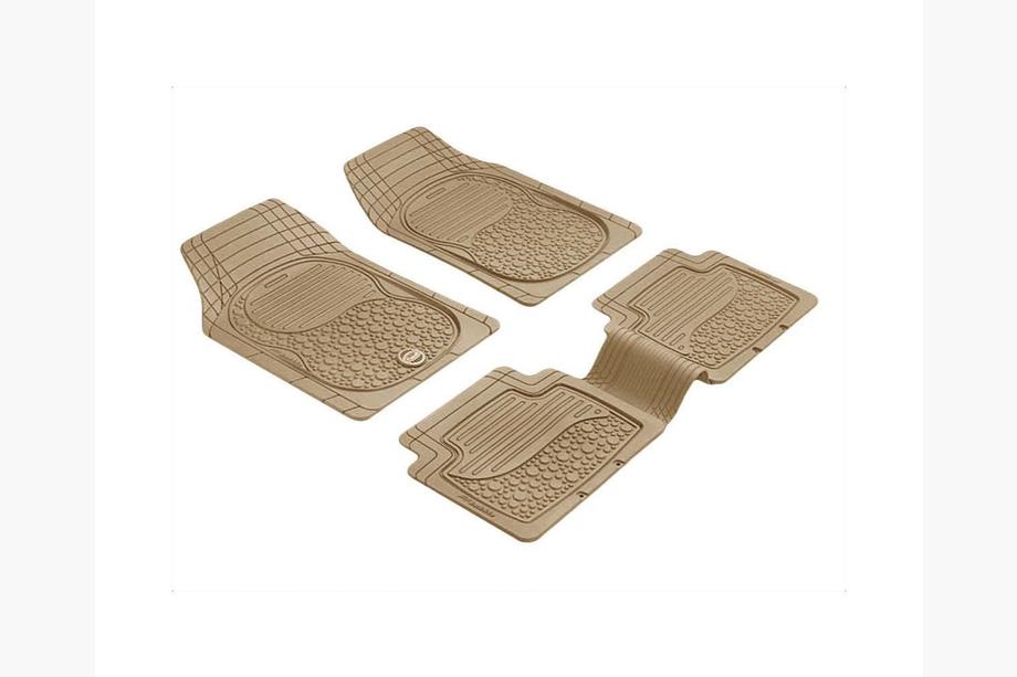Universele rubberen automatten voor het interieur (4 stuks, PUFI BUBBLE HB beige) Image