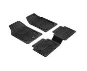 Universele rubber automatten (4 stuks, PUFI BUBBLE HB, zwart) foto 1