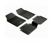 Universele rubberen automatten voor het interieur (4 stuks, PUFI CLASSIC HB, zwart) foto 1