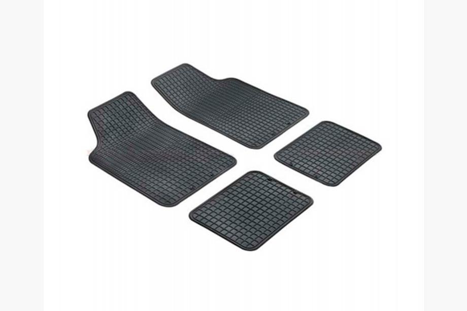 Universele rubberen automatten voor het interieur (4 st., PUFI CLASSIC, zwart) Image