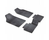 Universele rubberen automatten voor interieur (set van 4 stuks, PUFI LINE, zwart) foto 1
