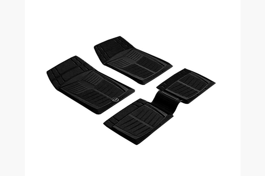 Universele rubber automatten (4 stuks, PUFI SMART, zwart) Image