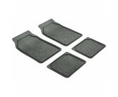Universele rubber automatten (4 stuks, PUFI Ural, zwart) foto 1