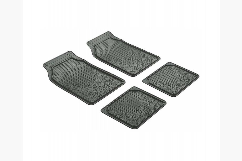Universele rubber automatten (4 stuks, PUFI Ural, zwart) Image