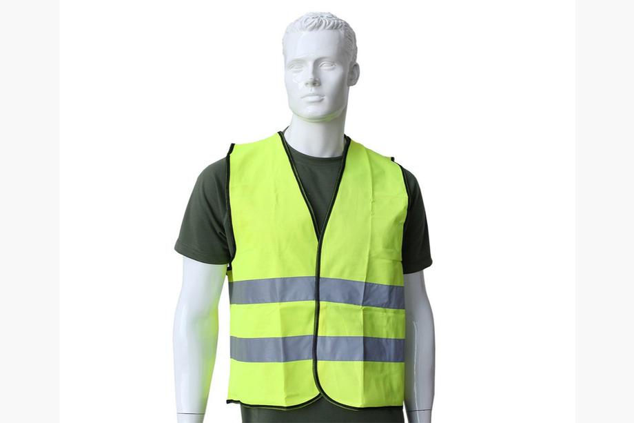 Veiligheidsvest XL geel WV-007 PROSWISSCAR Foto 1