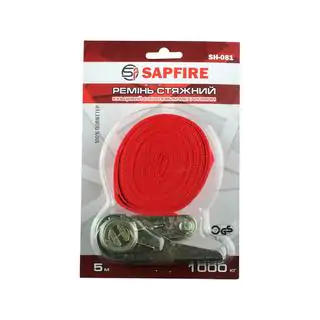 Spanband met ringen en ratel 1 t 5 m SAPFIRE foto 3