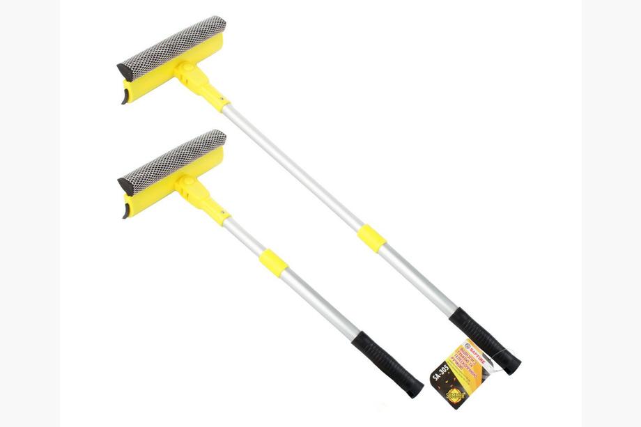 Watertrekker met schuimspons en telescopische steel 50-70 cm SAPFIRE Foto 2