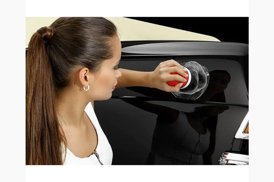 Sonax applicator met spons voor het aanbrengen van polijstmiddelen en wax Foto 4