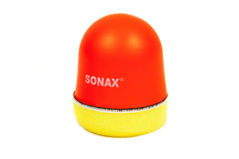 Sonax applicator met spons voor het aanbrengen van polijstmiddelen en wax Foto 2