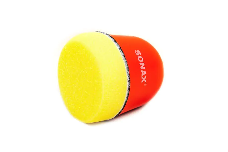 Sonax applicator met spons voor het aanbrengen van polijstmiddelen en wax Foto 1