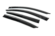 Honda Accord IX 2013–2017 SD raamwindschermen met chromen sierlijst voor USA (4 stuks, HIC) foto 2