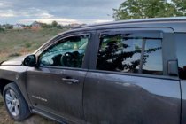 Jeep Compass 2006–2016 Raamdeflectoren (4 stuks, HIC) foto 2