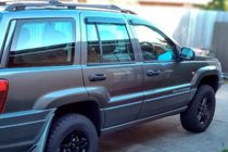Jeep Grand Cherokee WJ 1999–2004 Raamdeflectoren (4 stuks, HIC) foto 6