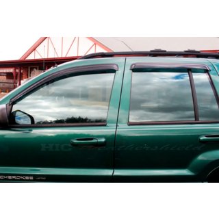 Raamdeflectoren (4 stuks, HIC) Jeep Grand Cherokee WJ 1999–2004 foto 2