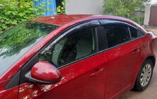 Chevrolet Cruze 2009–2015 Raamwindschermen SD (4 stuks, Sunplex) foto 1
