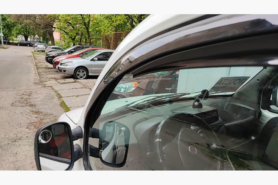 Fiat Doblo I 2001–2005 Raamwindschermen (set van 2, Sunplex Sport) Foto 3