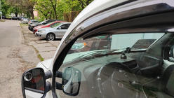 Fiat Doblo I 2005–2010 Raamwindschermen (set van 2, Sunplex Sport) foto 3