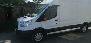 Ford Transit 2014– Raamwindschermen (set van 2, Sunplex Sport) foto 2