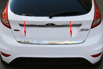Ford Fiesta 2008–2017 RVS kofferbakrand OmsaLine - Italiaans roestvrij staal foto 3