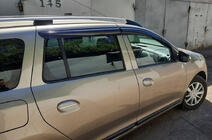Renault Logan MCV 2013–2022 Raamdeflectoren (4 stuks, Sunplex Sport) foto 3