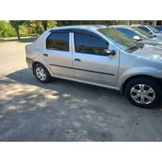 Raamdeflectoren (4 stuks, Sunplex Sport) Dacia Logan I 2005–2008 foto 3