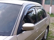 Honda Civic Sedan VII 2001–2006 Raamdeflectoren (4 stuks, Sunplex Sport) foto 2
