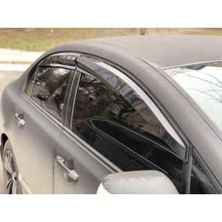 Raamdeflectoren (4 stuks, Sunplex Sport) Honda Civic Sedan VIII 2006–2011 foto 1