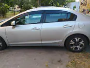 Honda Civic Sedan IX 2011–2016 Raamdeflectoren (4 stuks, Sunplex Sport) foto 3
