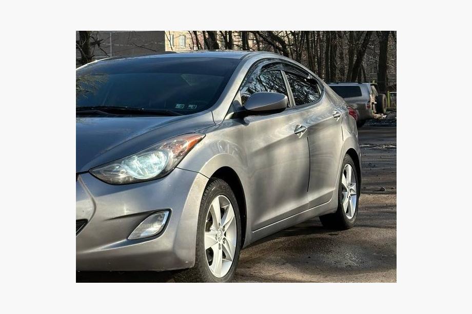 Hyundai Elantra (MD/UD) 2011–2015 Raamdeflectoren (4 stuks, Sunplex Sport) Image