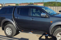 Mitsubishi L200 2006–2015 Raamdeflectoren (4 stuks, Sunplex Sport) foto 3
