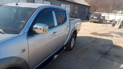 Mitsubishi L200 2006–2015 Raamdeflectoren (4 stuks, Sunplex Sport) foto 7