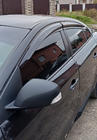 Renault Fluence 2009–2016 Raamdeflectoren (4 stuks, Sunplex Sport) foto 5