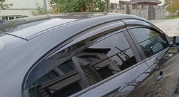 Renault Fluence 2009–2016 Raamdeflectoren (4 stuks, Sunplex Sport) foto 2