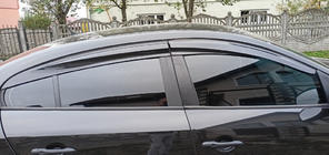 Renault Fluence 2009–2016 Raamdeflectoren (4 stuks, Sunplex Sport) foto 3
