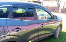 Renault Kadjar 2015–2022 Raamdeflectoren (4 stuks, Sunplex Sport) foto 5