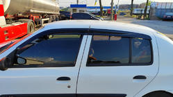 Renault Symbol 1999–2008 Raamdeflectoren (4 stuks, Sunplex Sport) foto 1