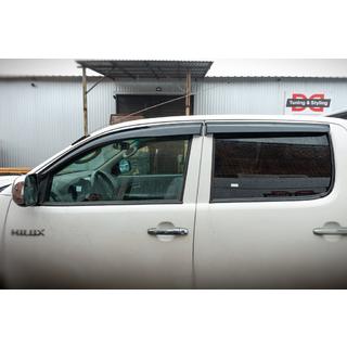 Raamdeflectoren (4 stuks, Sunplex Sport) Toyota Hilux 2006–2015 foto 3