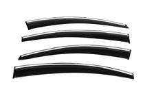 Chevrolet Cruze 2009–2015 Raamdeflectoren met chromen sierlijst (4 stuks, Sunplex Chrome) foto 5