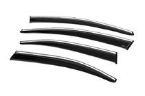 Peugeot 301 2012– Raamdeflectoren met chromen sierlijst (4 stuks, Sunplex Chrome) foto 10