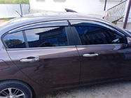Fiat Tipo 2016– Raamdeflectoren met chromen sierlijst (4 stuks, Sunplex Chrome) foto 2